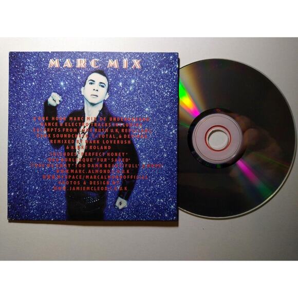 Marc Almond Mark Mix CD Album UK Synth-Pop Electro House Blue Star RARE - Picture 3 of 3